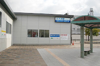 左手に大牟田方面から来られる方の出口の改札