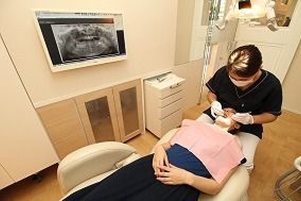 写真:午前中の診療