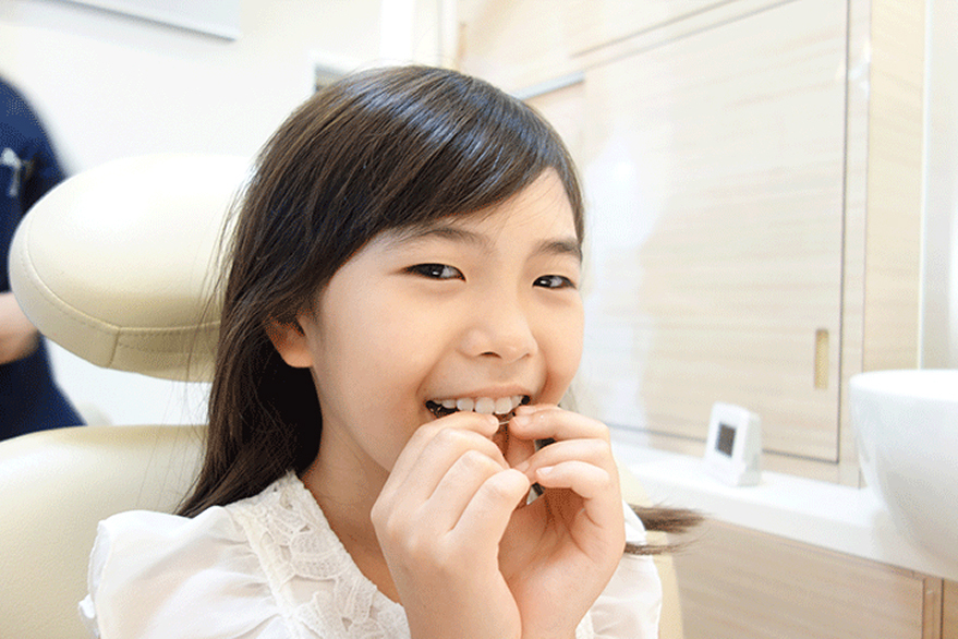 小さい頃から歯医者さんに通う